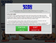 Tablet Screenshot of boundjocks.com